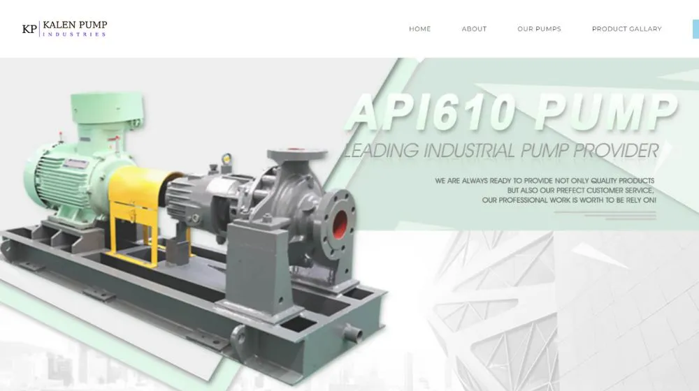 Axial Pump Manufacturer