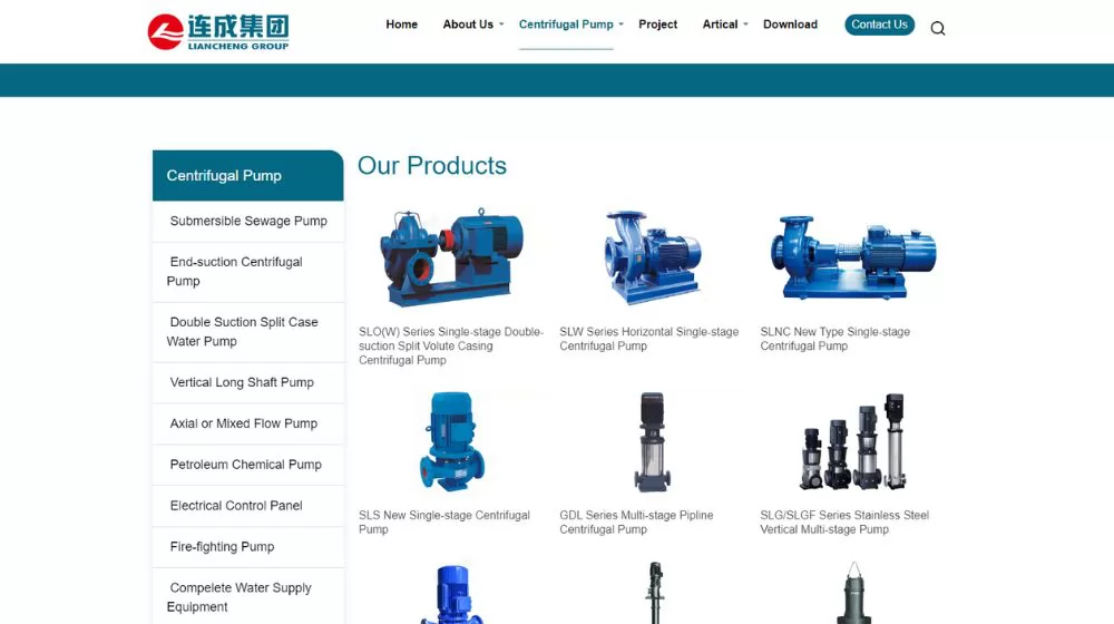 Centrifugal Pump Manufacturers